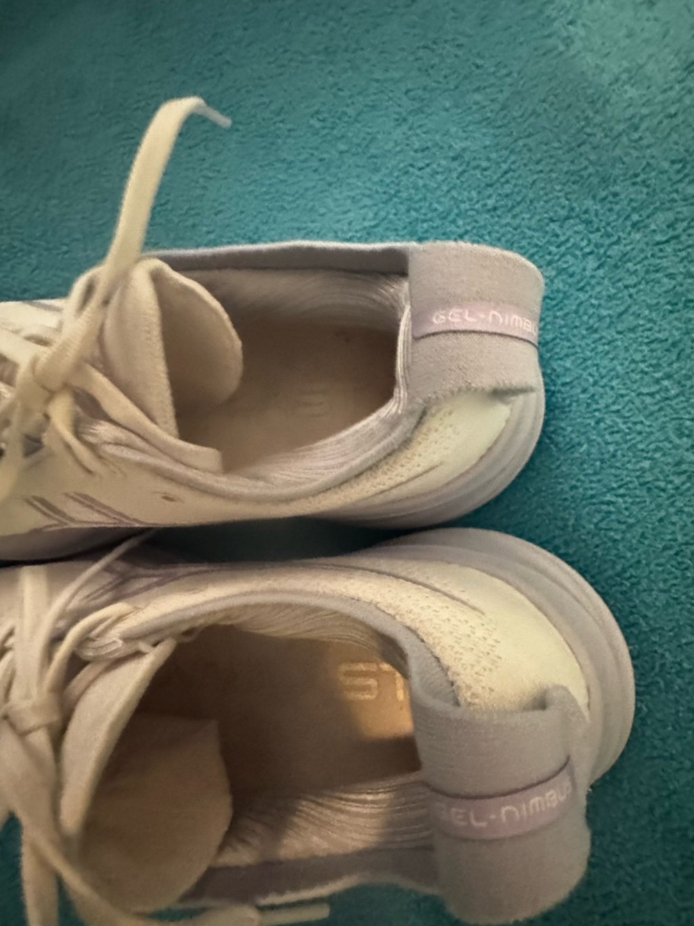 ASICS Women’s Running Shoes in Light cream & light lilac trim - Picture 8 of 8